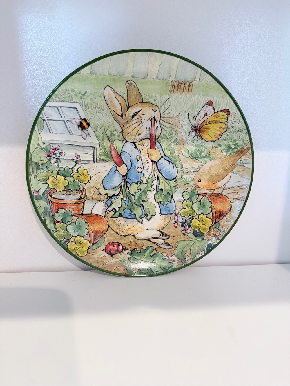 Williams Sonoma Beatrix Potter Peter Rabbit Garden 8.5” Salad Plate 2025